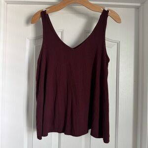 Old Navy Deep Burgundy Tank Top